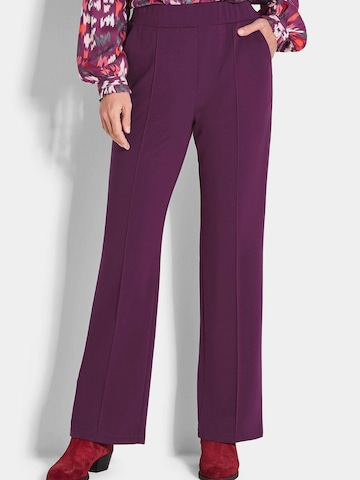 Regular Pantalon 'VERA' Goldner en rouge : devant