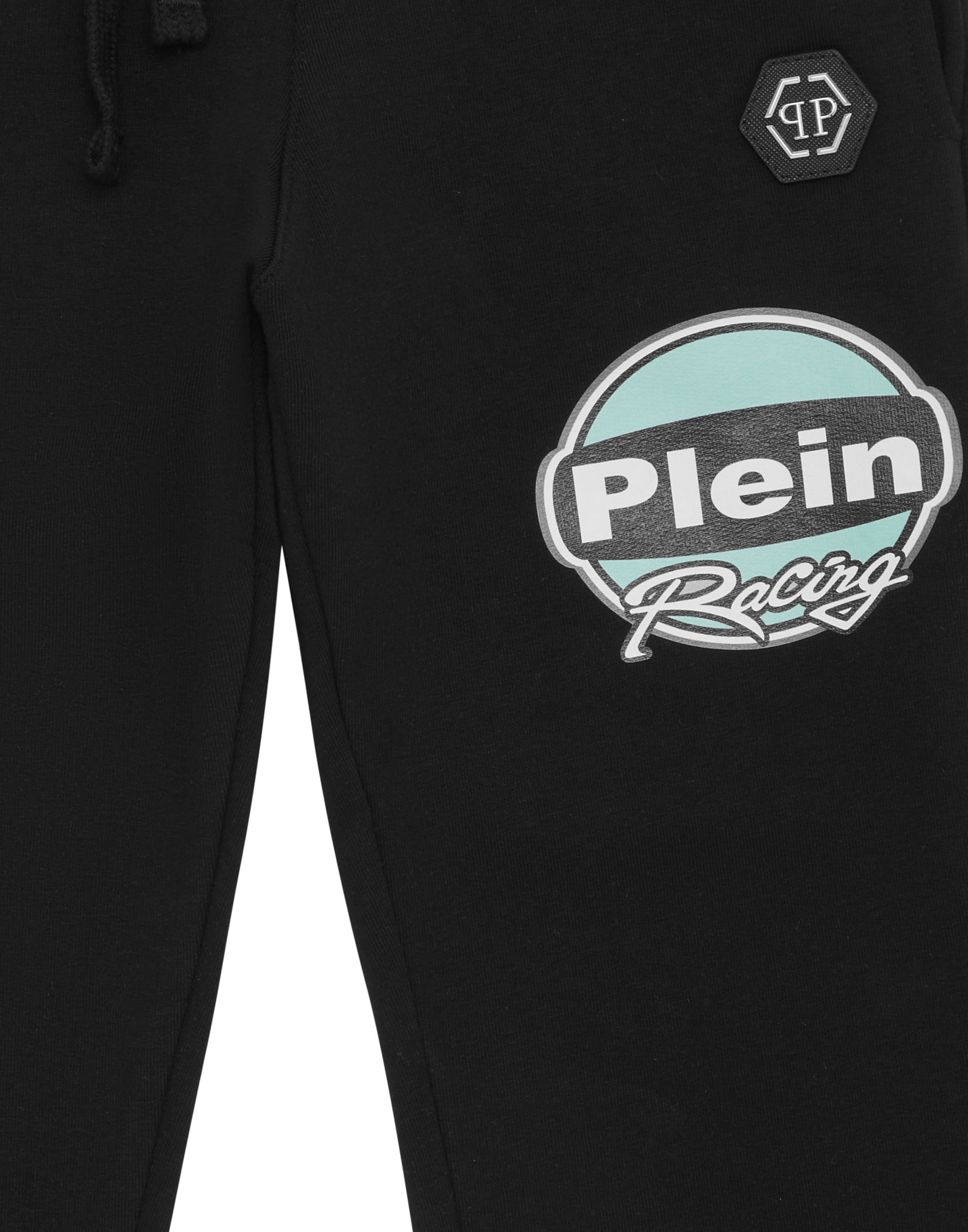 Philipp Plein Regular Hose 'Racing' in Schwarz