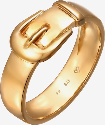 ELLI Ring 'Gürtel' in Gold: Vorderseite