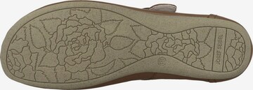 JOSEF SEIBEL Ballet Flats with Strap 'Fiona 40' in Brown