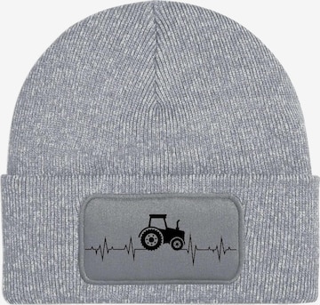 Youth Designz Mütze 'Heartbeat Traktor' in Grau: Vorderseite