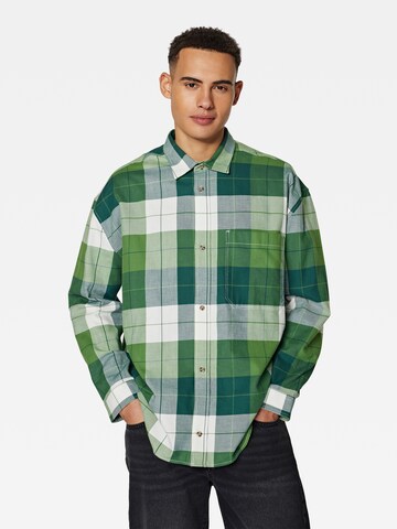 Mavi Regular fit Button Up Shirt in Green: front