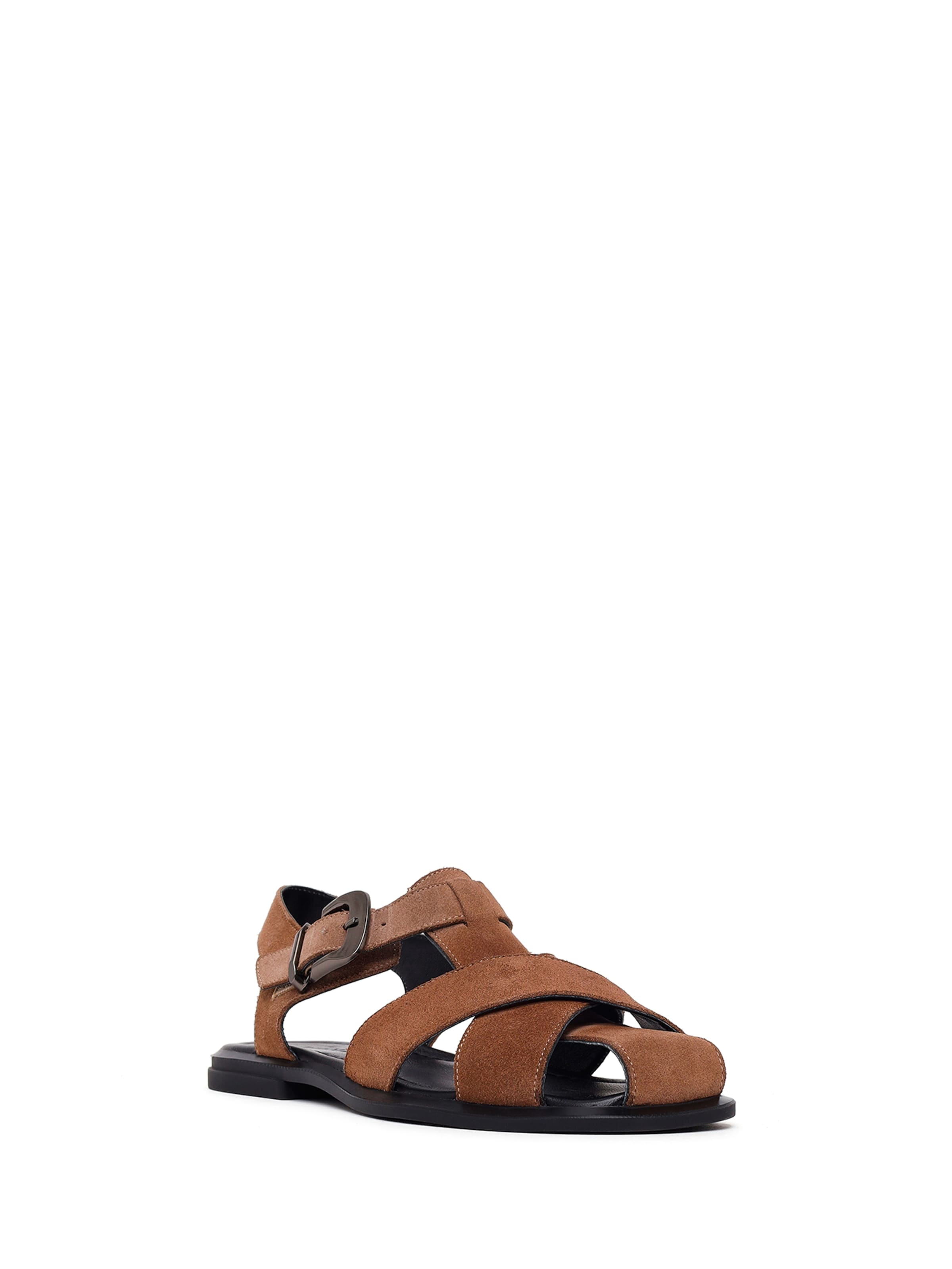 Derimod Sandals in Brown: front