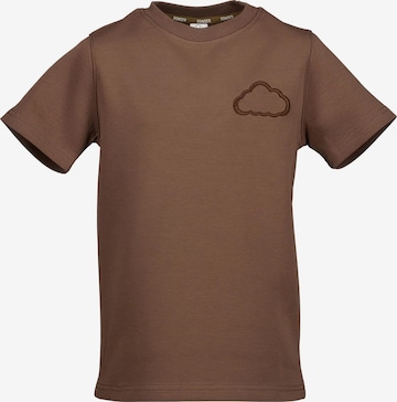 Donder Shirt 'Heavy Tee Essential Canary Yellow' in Brown: front