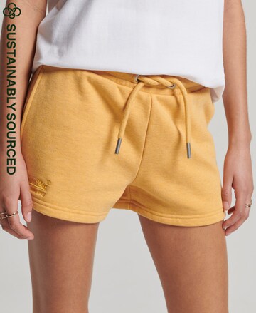 Superdry Regular Pants in Yellow