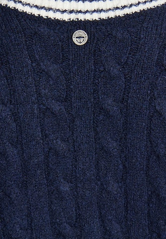 DreiMaster Maritim Sweater 'Boundry' in Blue