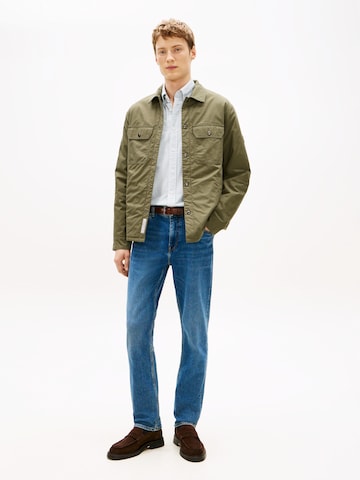 TOMMY HILFIGER Přechodná bunda – zelená: zadní strana