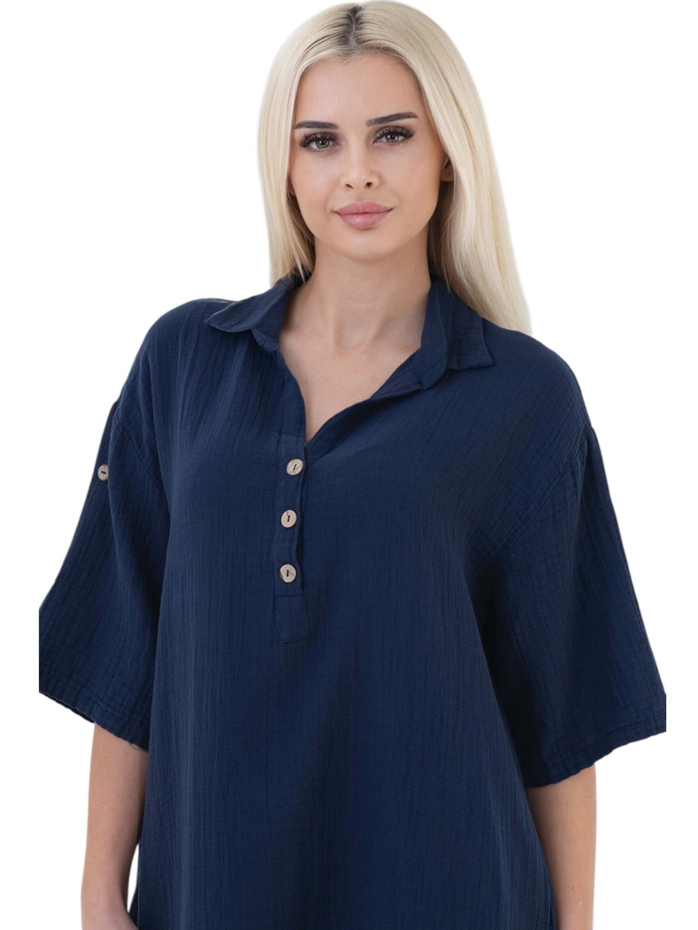 Robe-chemise 'Mira' WENOR en bleu