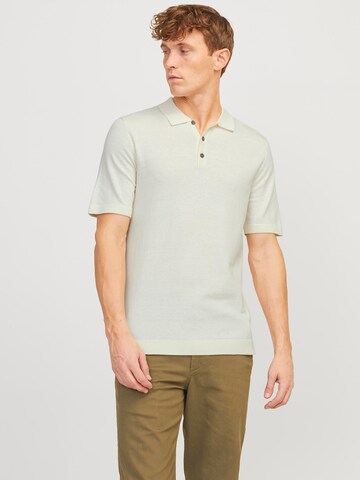 JACK & JONES Pullover 'JJEEmil' in Weiß: Vorderseite