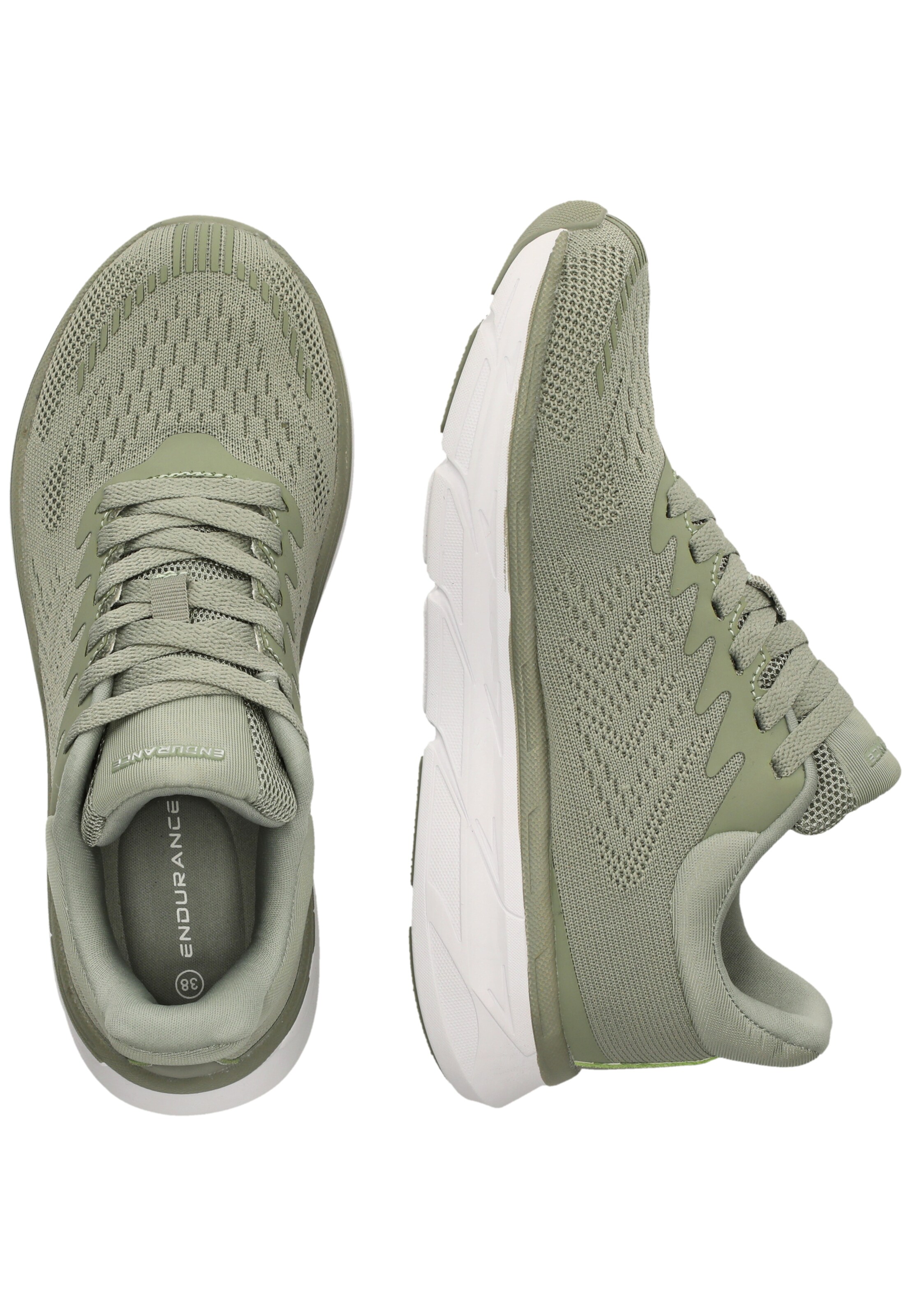ENDURANCE Running Shoes 'Masako' in Green