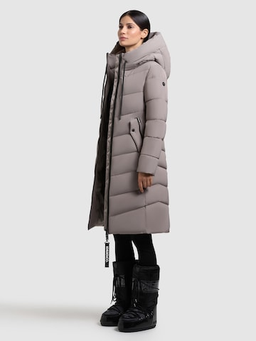 khujo Winter Coat 'Mikia3' in Grey
