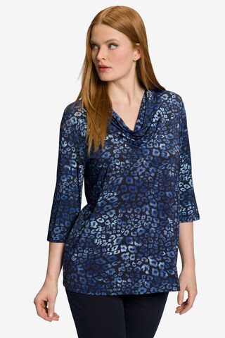 Ulla Popken Shirt in Blauw: voorkant