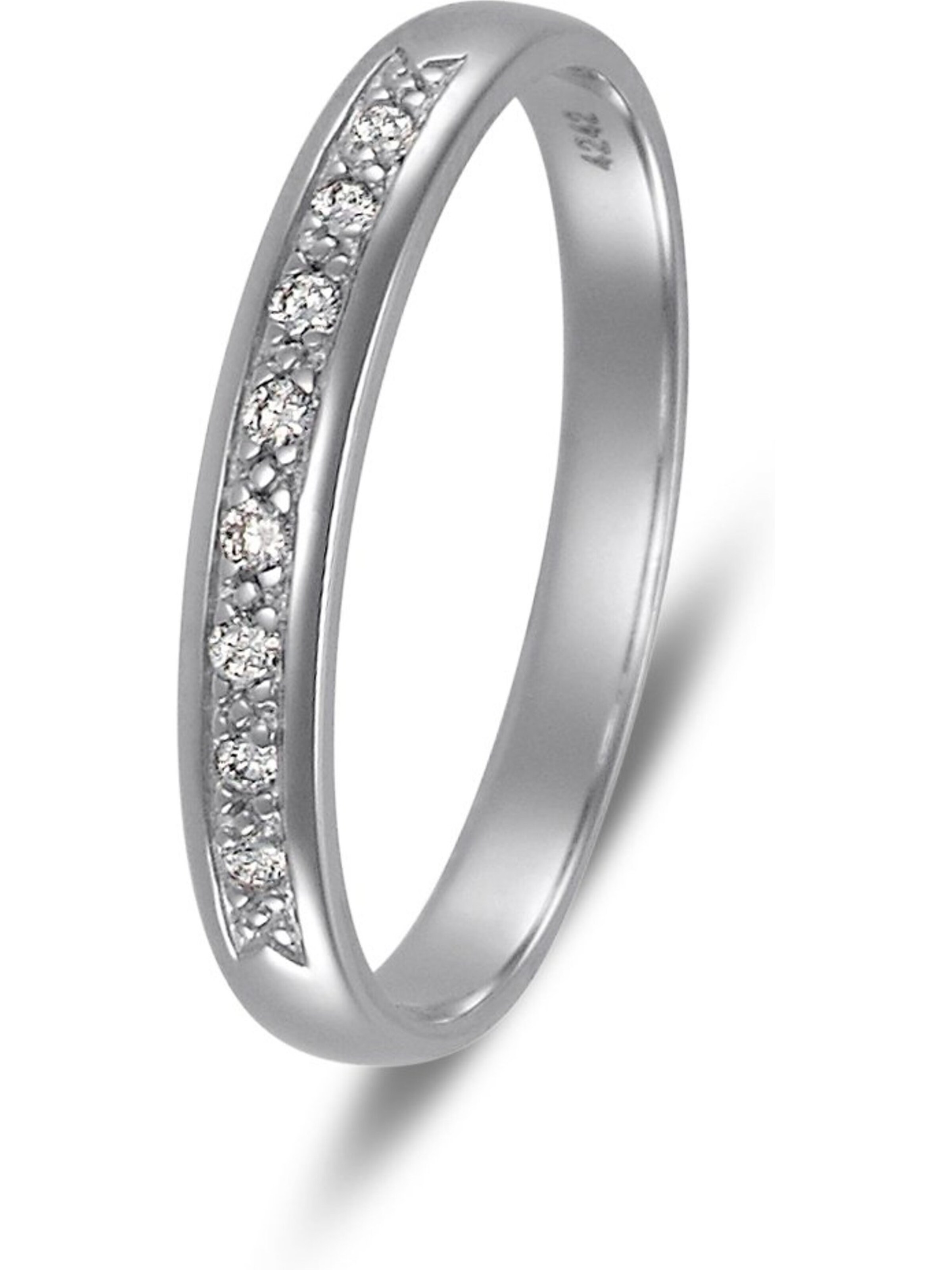 CHRIST Ring in Weiß: Vorderseite