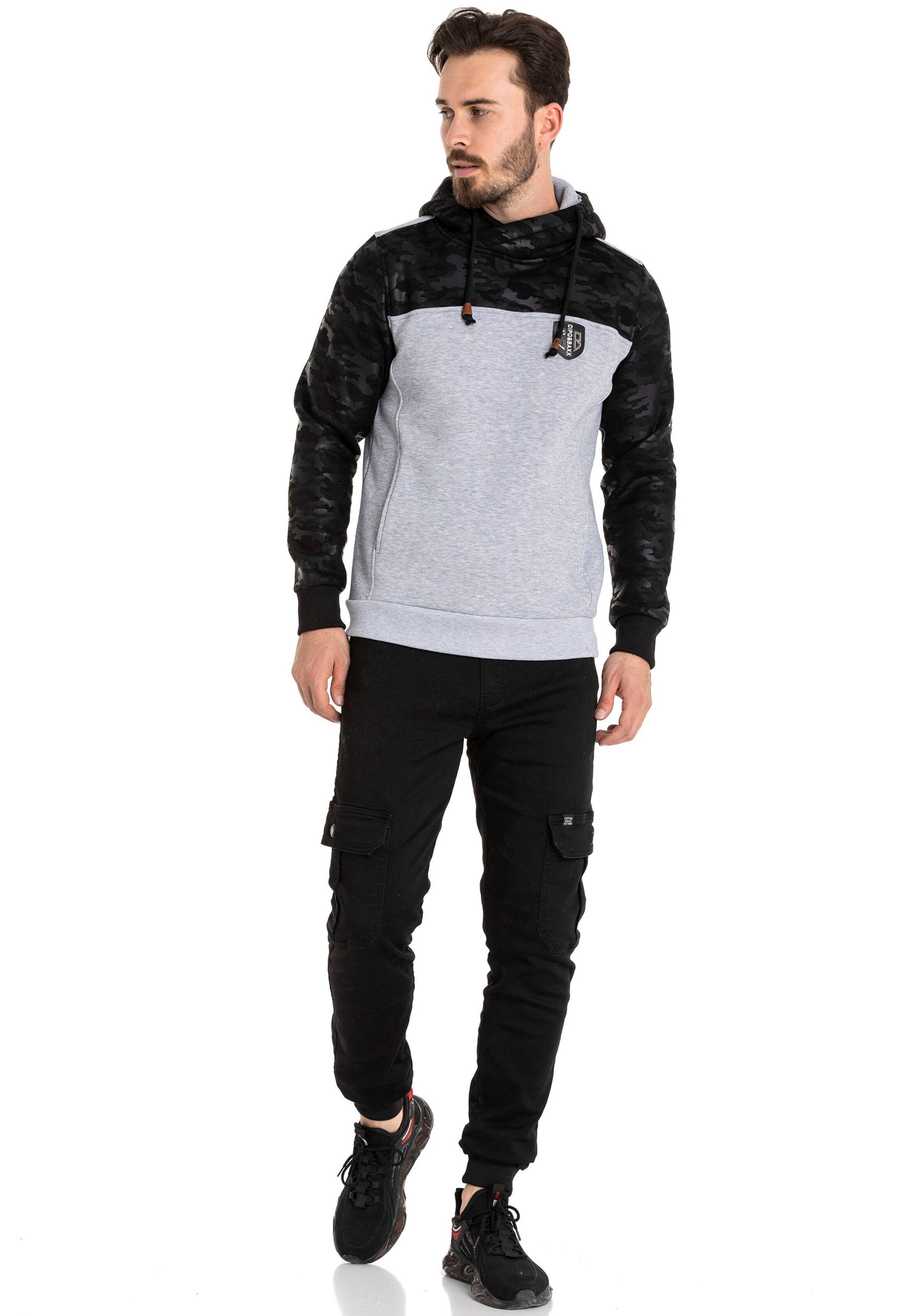 CIPO & BAXX Sweatshirt in Grey