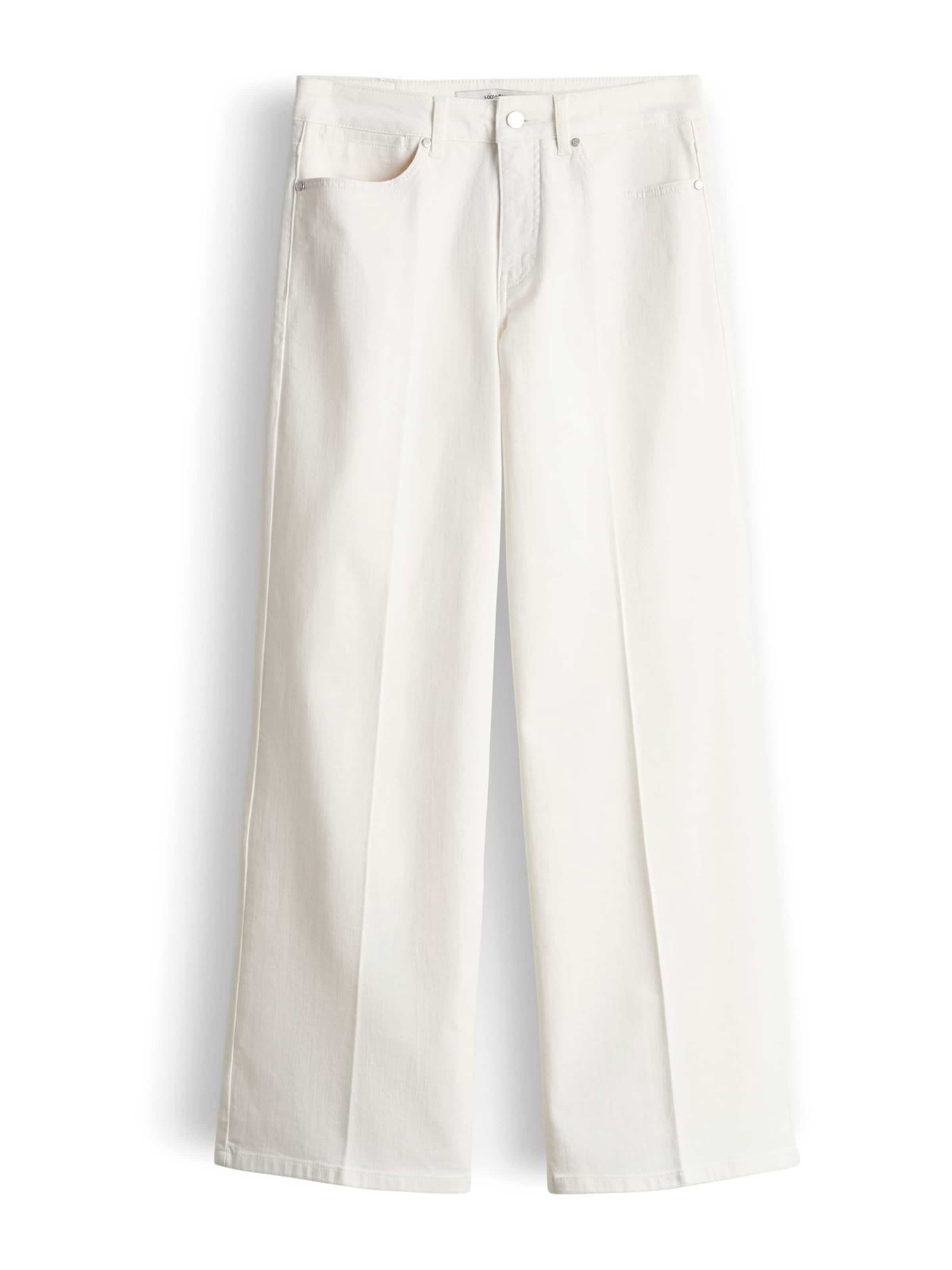 Wide leg Jeans 'Cellma Iconic' di Someday in bianco: frontale