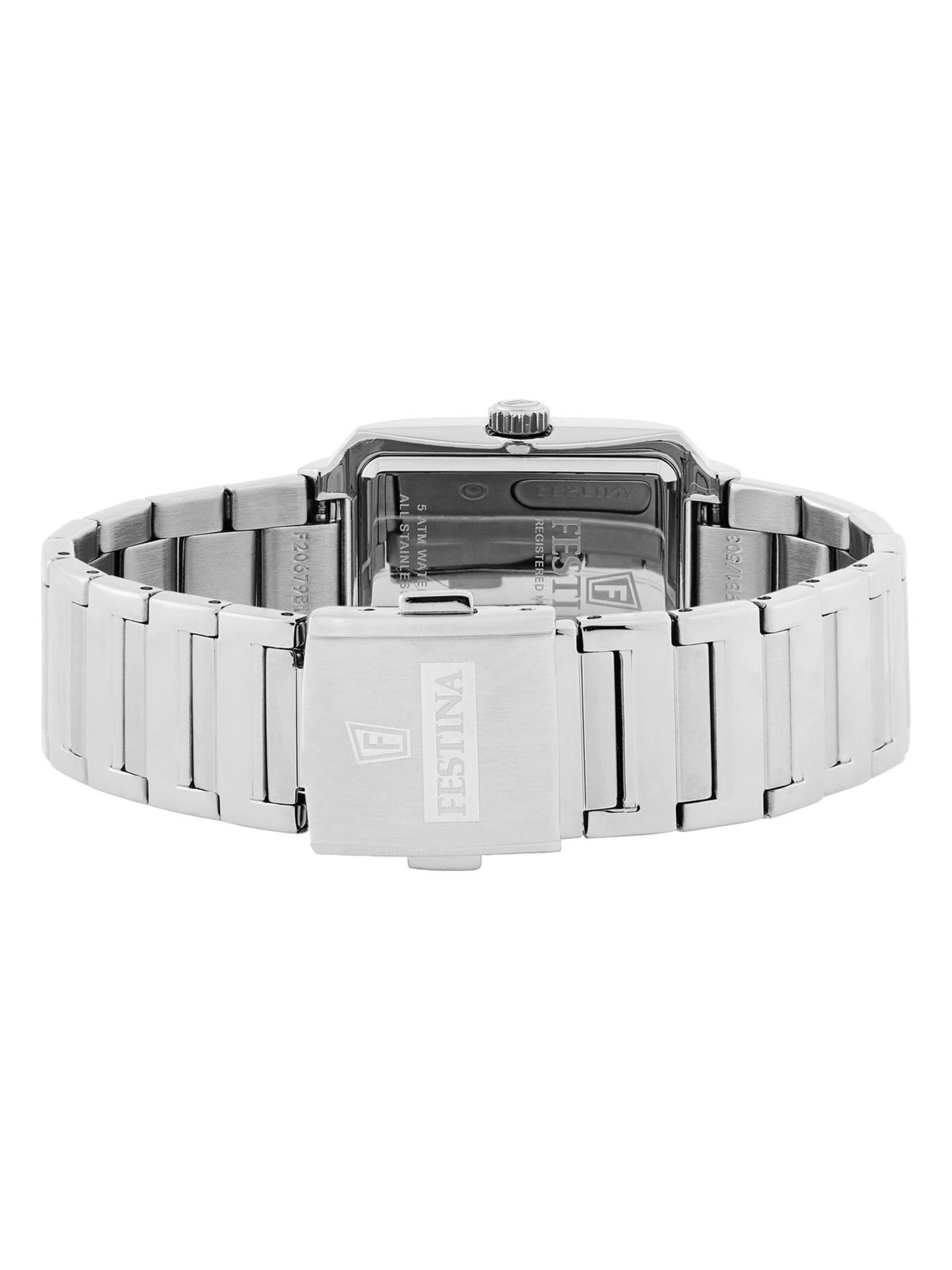 Montre à affichage analogique 'Festina - Watch On The Square - Quartz watch movement - Watch case width: 33 mm' FESTINA en bleu