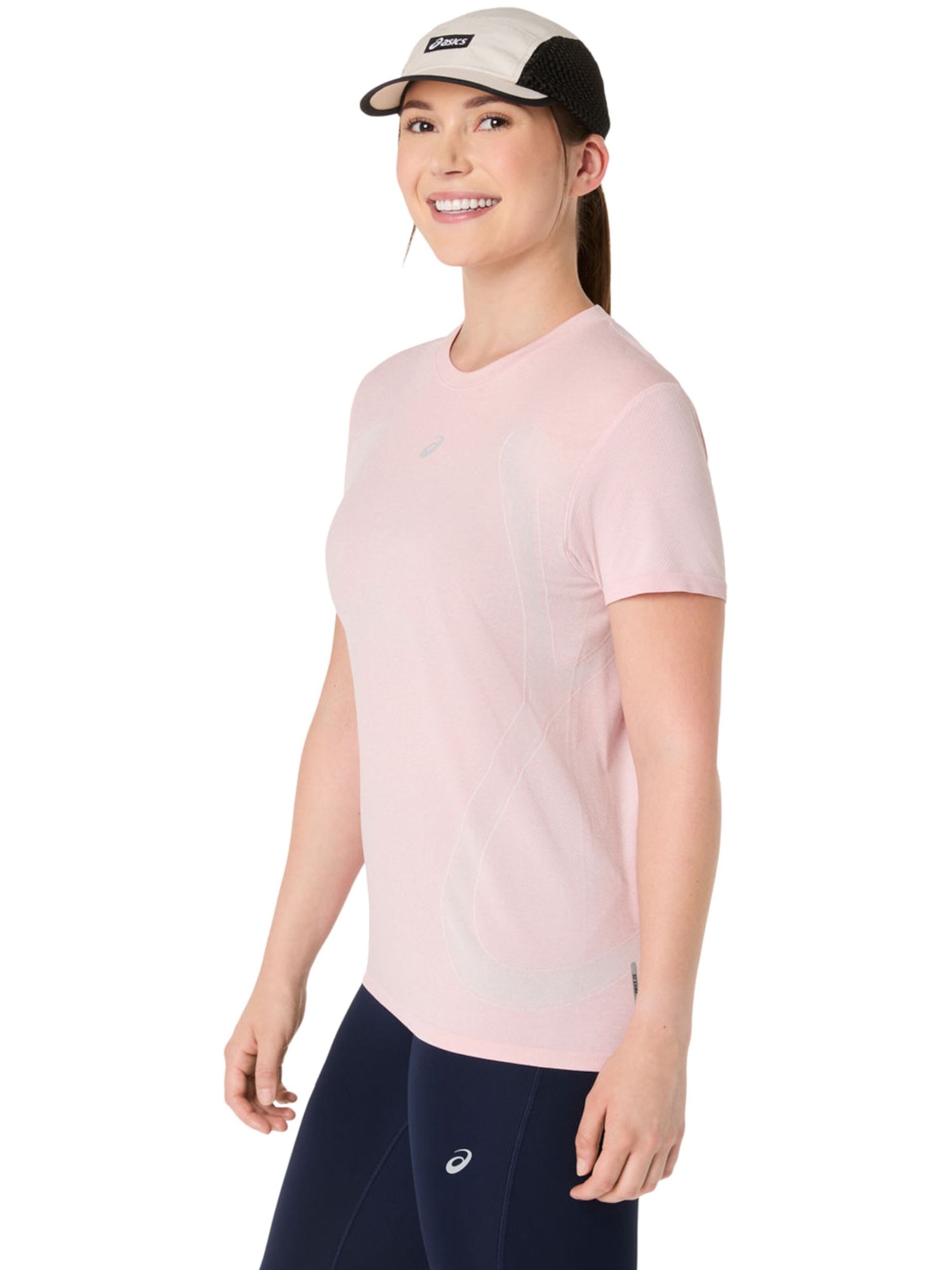 ASICS Performance shirt 'ROAD' in Pink