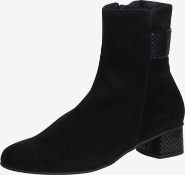 Bottines HASSIA en noir : devant