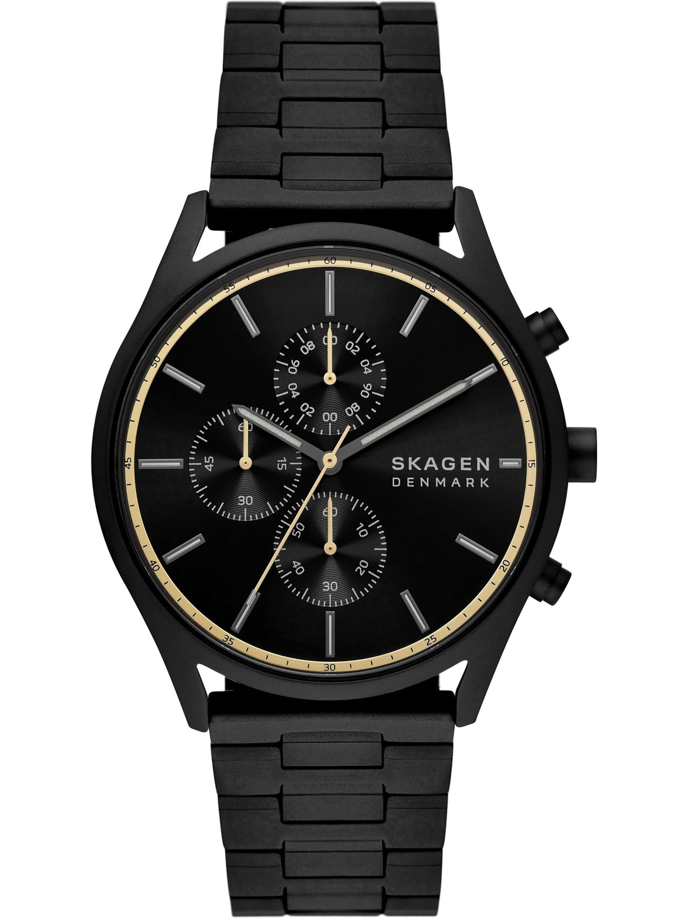 SKAGEN Uhr in Schwarz: Vorderseite