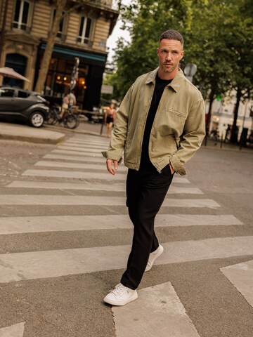Regular Pantalon à plis 'Justus' DAN FOX APPAREL en noir