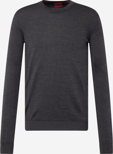 HUGO Pull-over 'San Cedric' en gris basalte, Vue avec produit