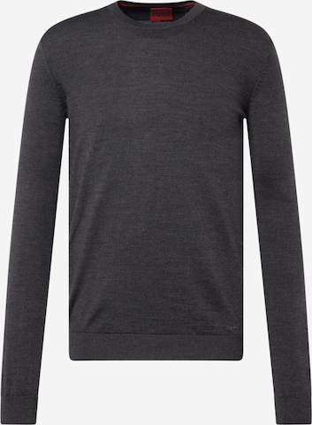 Pull-over 'San Cedric' HUGO en gris : devant