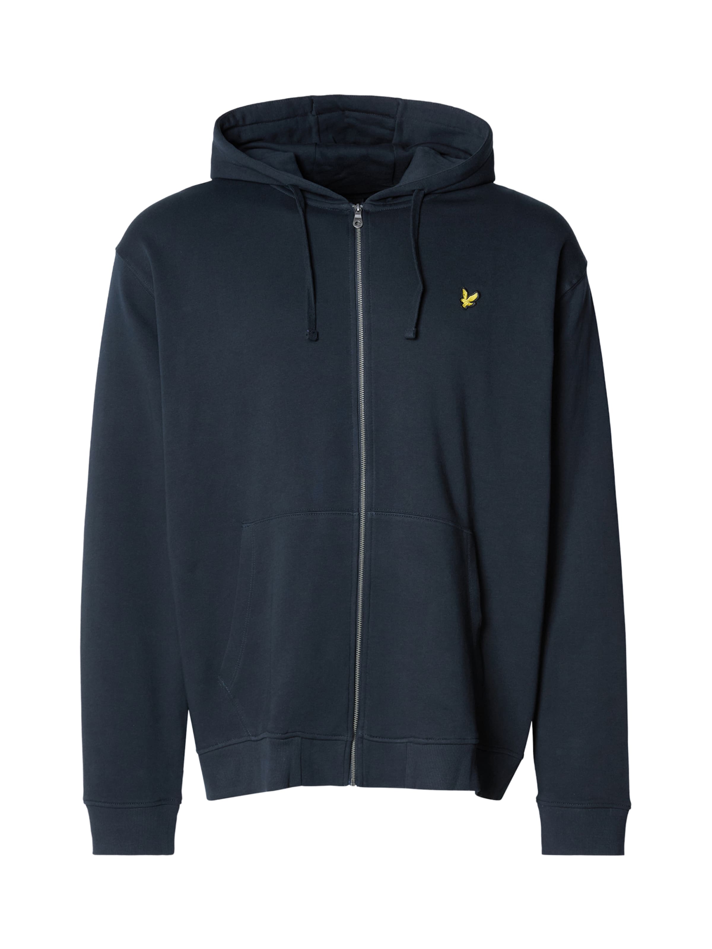 Lyle & Scott Big&Tall Кофта на молнии в Синий: спереди