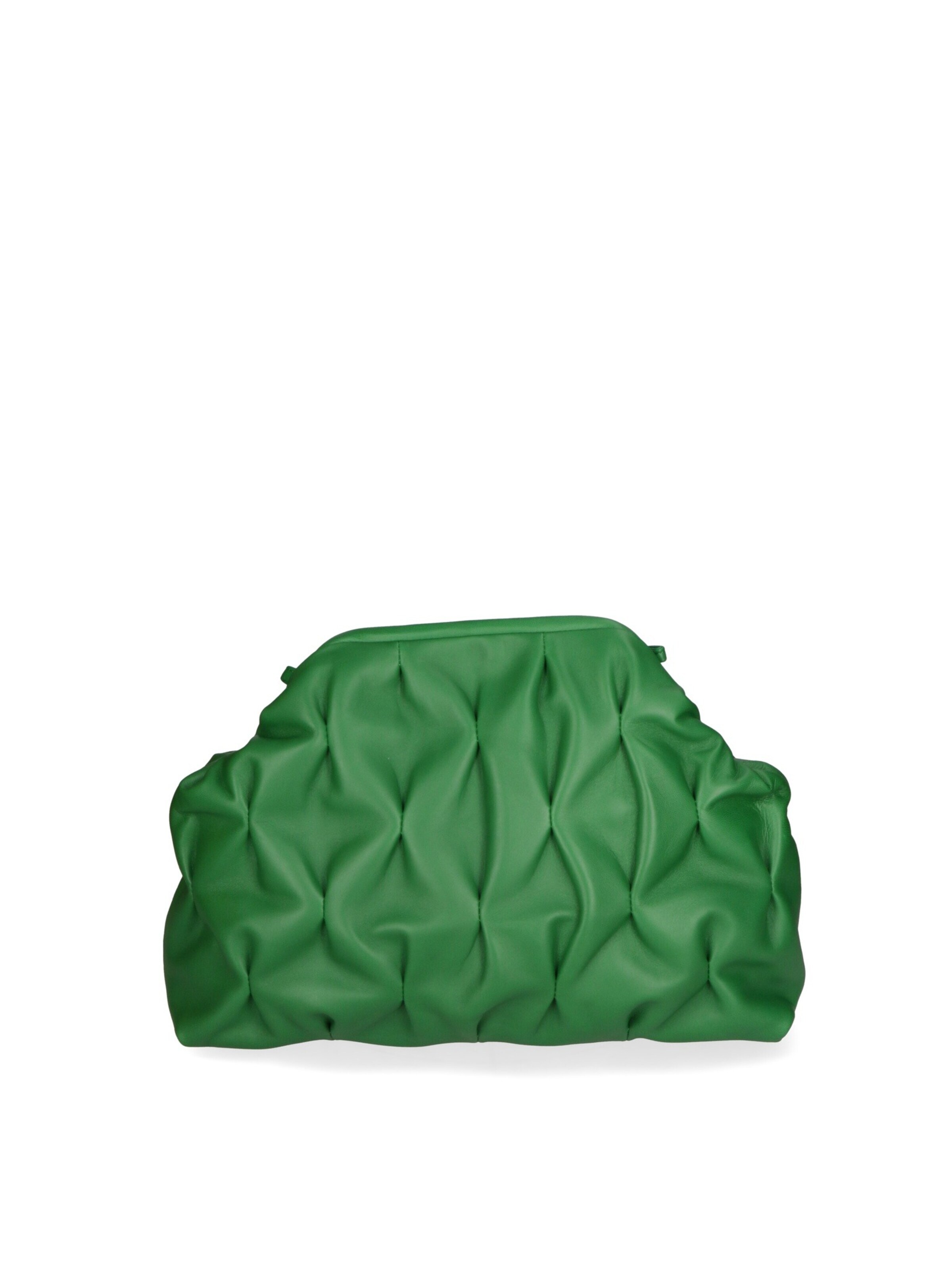 Pochette 'Pochette Verona in Pelle Sauvage - Tracolla Regolabile Made in Italy' di Gave Lux in verde: frontale