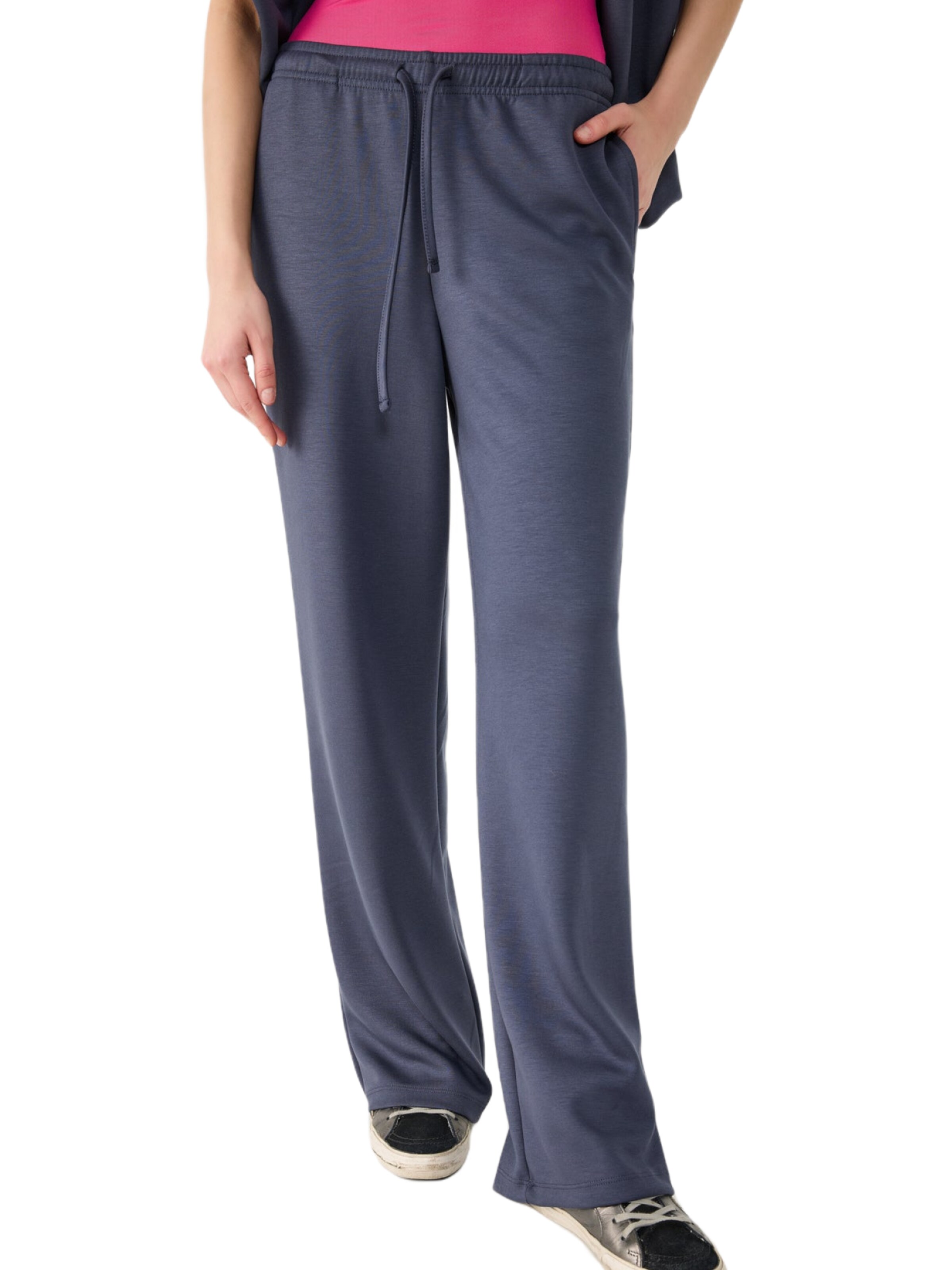 No Matter What Trousers in Grey: front