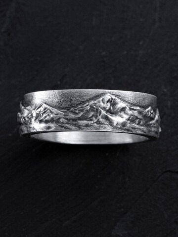 REYTEL Ring 'MOUNTAINS' in Zilver
