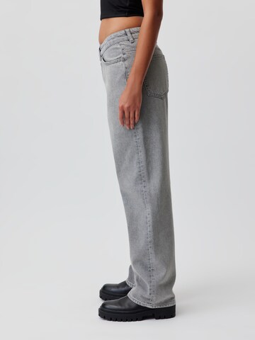 Wide Leg Jean 'Stina' LeGer by Lena Gercke en gris