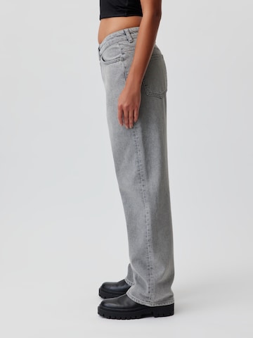Wide leg Jeans 'Stina' di LeGer by Lena Gercke in grigio