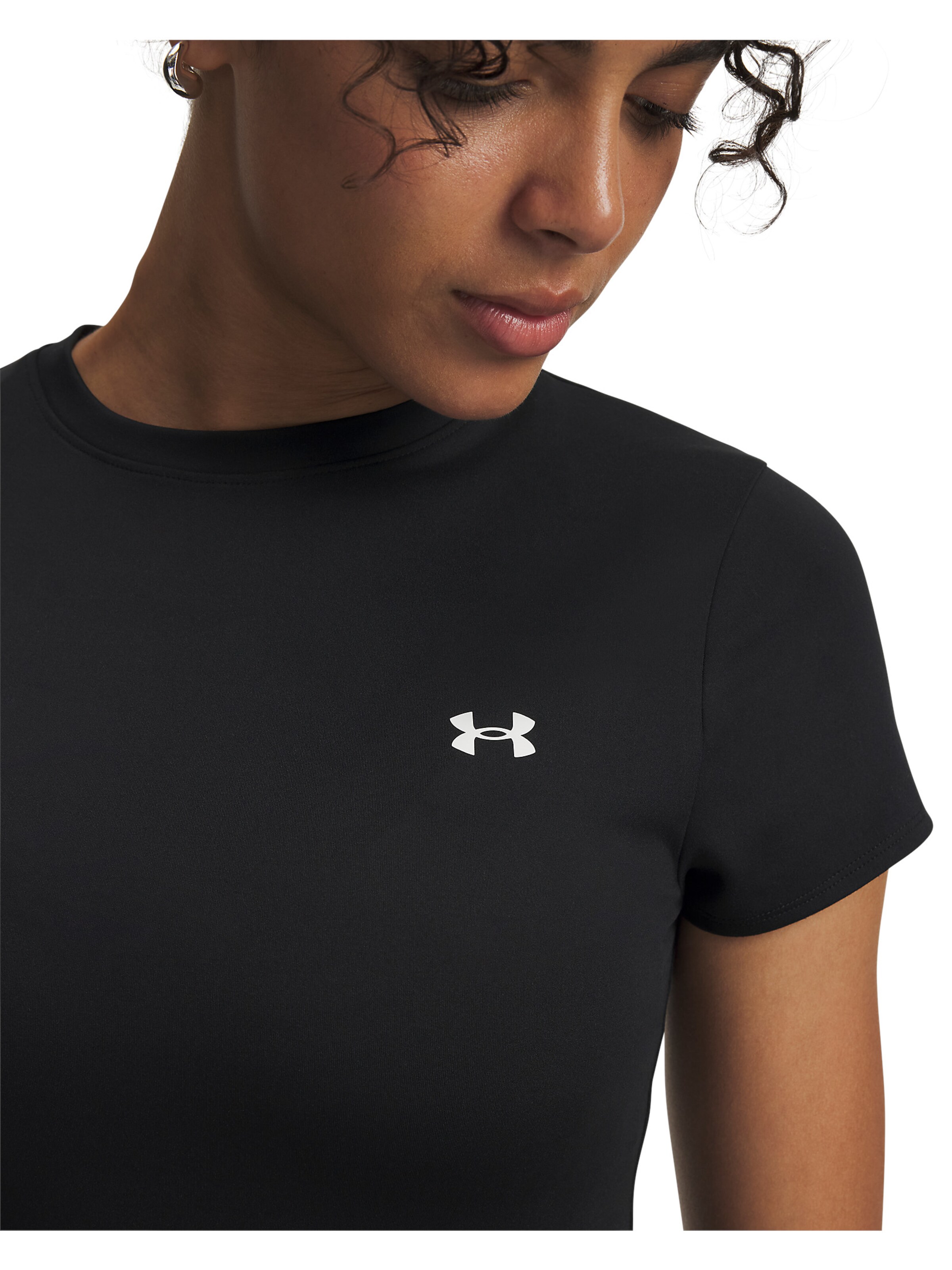 UNDER ARMOUR Functioneel shirt 'Motion' in Zwart