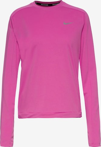 NIKE Performance Shirt 'PACER' in Pink: front