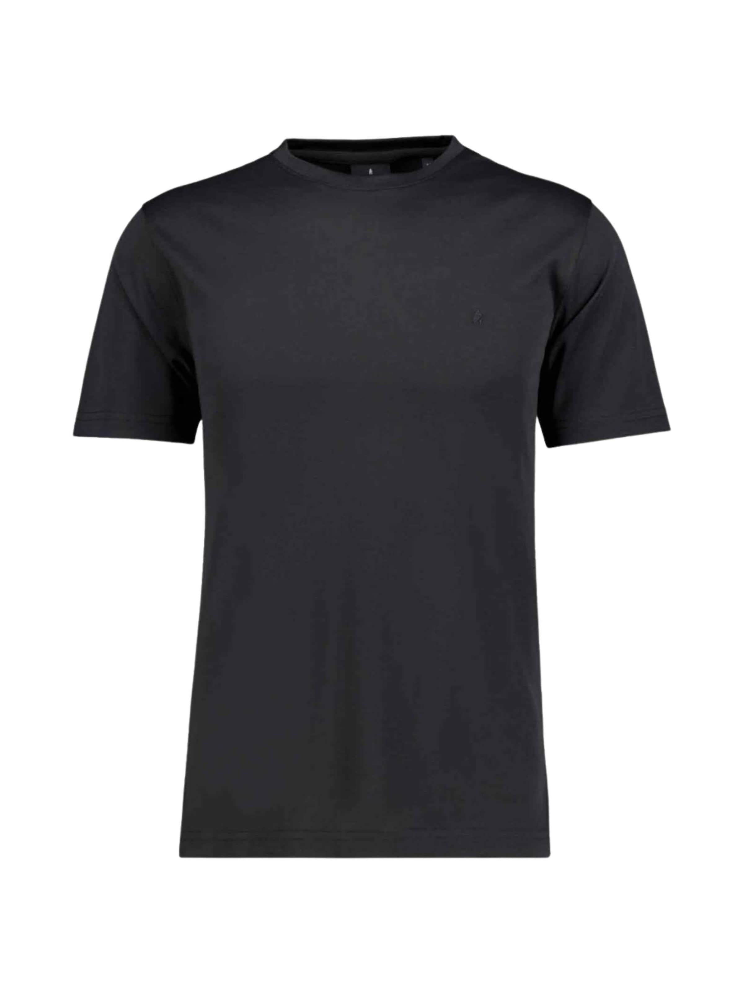 Ragman Koszulka 'ROUND NECK SOLID' w kolorze czarny: przód