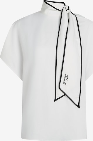 Karl LagerfeldBluza - bijela boja: prednji dio