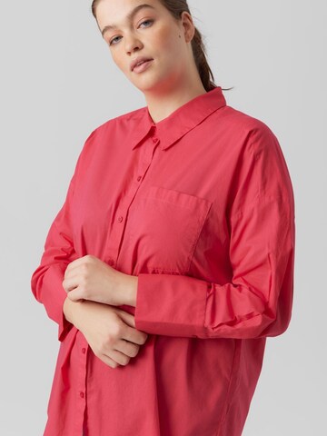 Vero Moda Curve Блуза 'JULIE' в розово