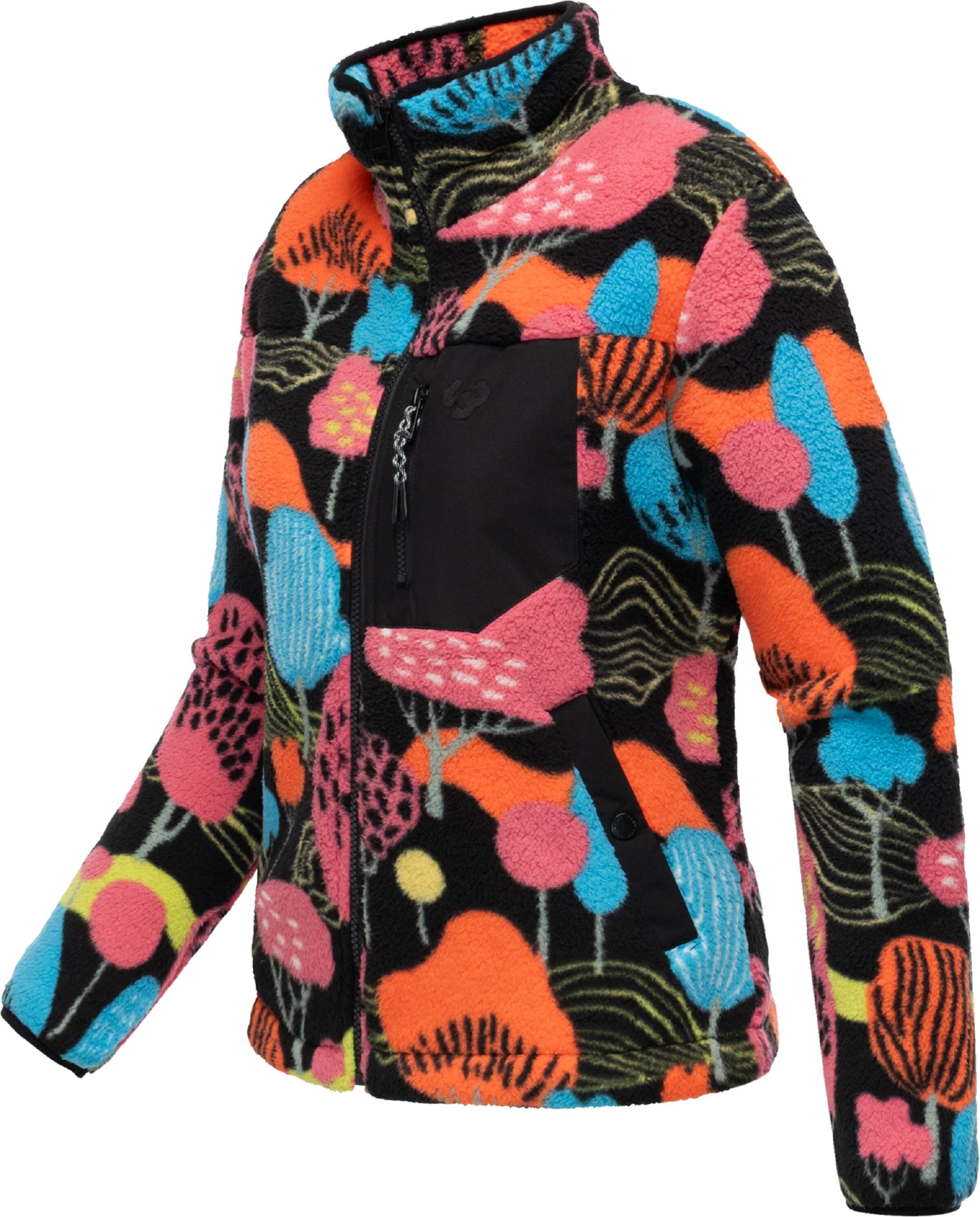 Giacca di pile 'Alaris' di Ragwear in nero