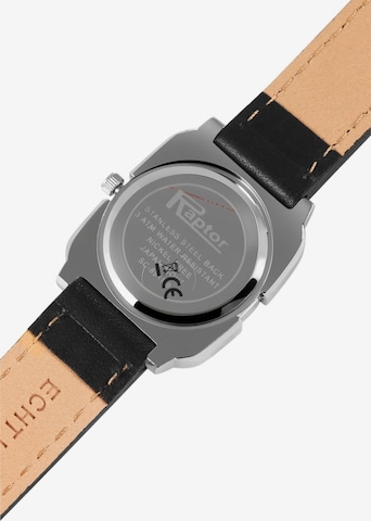 Raptor Analog Watch '3 ATM' in Black: front