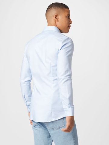 Slim fit Camicia business di OLYMP in blu