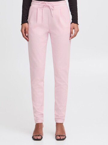 ICHI Tapered Broek ' IHKate ' in Roze