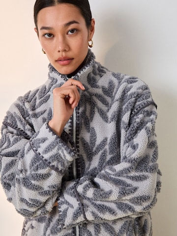 Next Fleecejacke in Grau
