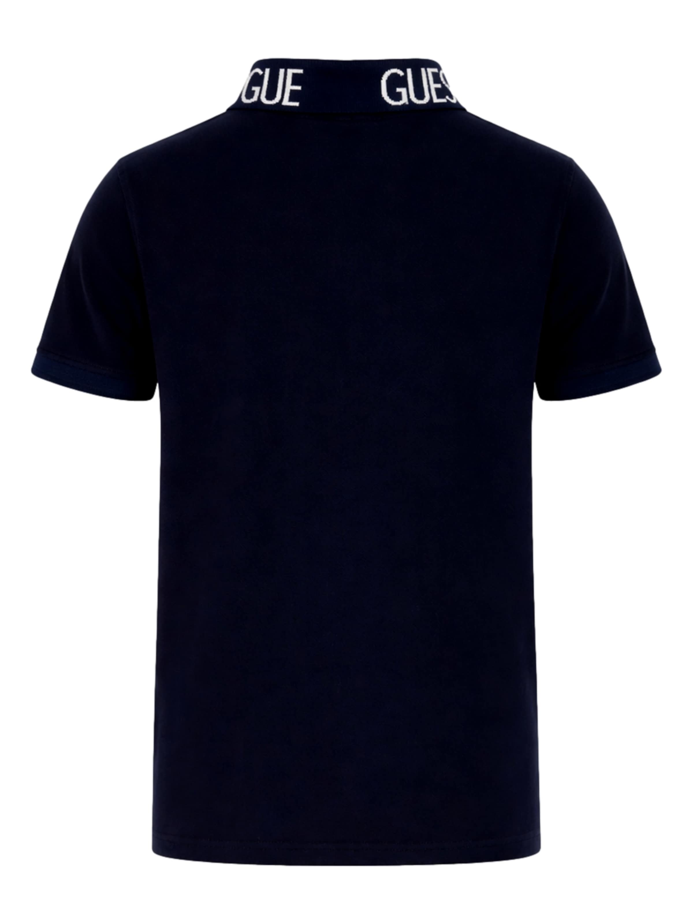 GUESS Poloshirt 'Nolan' in Blau