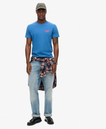 Superdry Shirt in Blauw