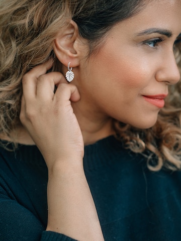 Boucles d'oreilles Heideman en argent : devant