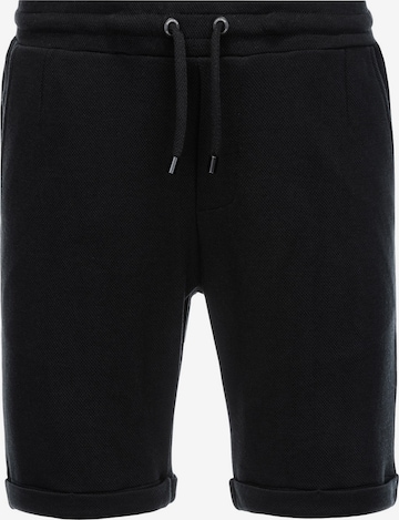 Regular Pantalon 'SRCS-0107' Ombre en noir : devant