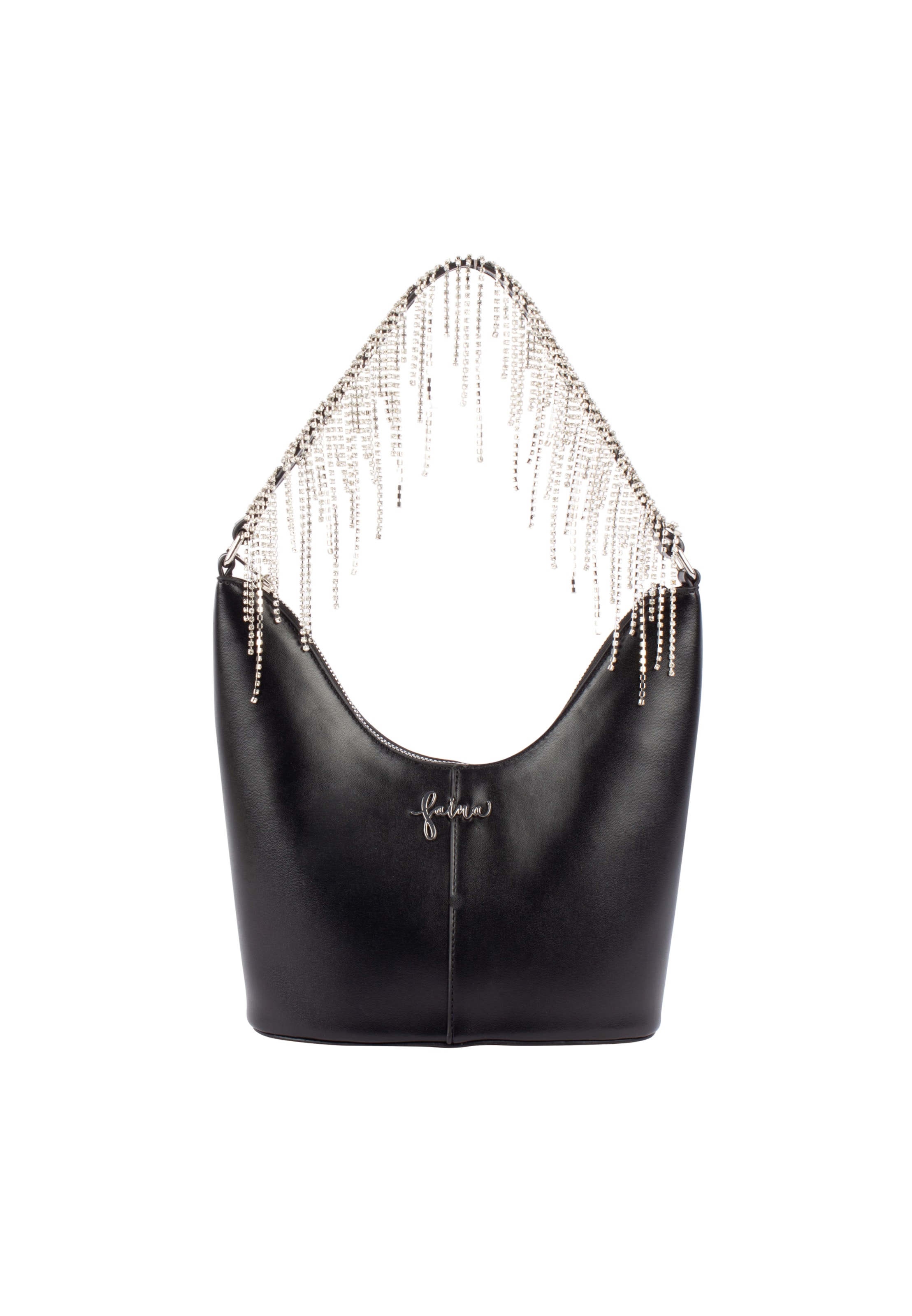 faina Handtas in Zwart: voorkant