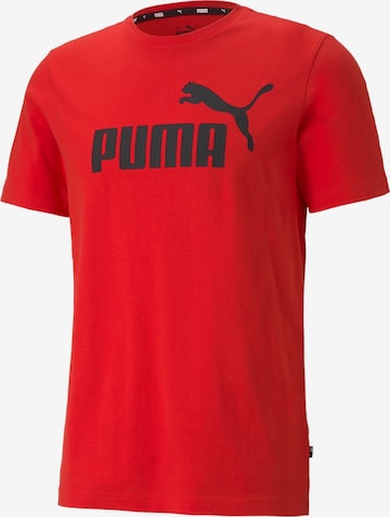 PUMA - Camiseta funcional 'Essential' en rojo: frente