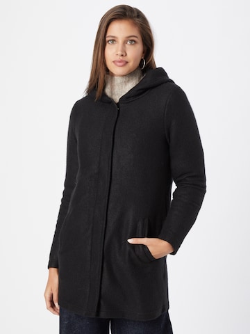 Eight2Nine Between-Seasons Coat in Black: front