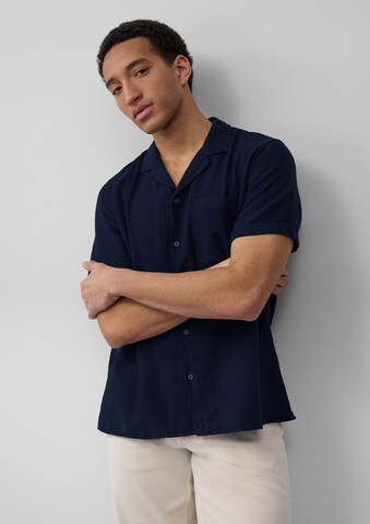 Fit confort Chemise s.Oliver en bleu